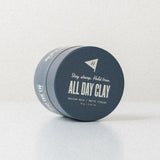 All Day Clay lid on white background